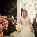 Saída dos noivos. Casamento ostentação do casal milionário Djalma e Priscila. Foto: Celso Junior e Ueslei Marcelino.