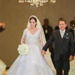Entrada da noiva. Casamento ostentação do casal milionário Djalma e Priscila. Foto: Celso Junior e Ueslei Marcelino.