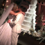 Bolo de casamento de 7 andares do casamento de Wesley Safadão e Thyane Dantas.