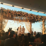 O cenário da cerimônia: Porto Marítimo de Fortaleza. Casamento de Wesley Safadão e Thyane Dantas.